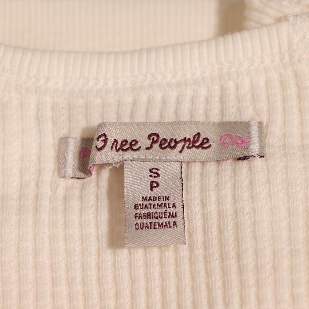 NWT Free People X Revolve Santa Clara Thermal in Alabaster - Picture 11 of 16